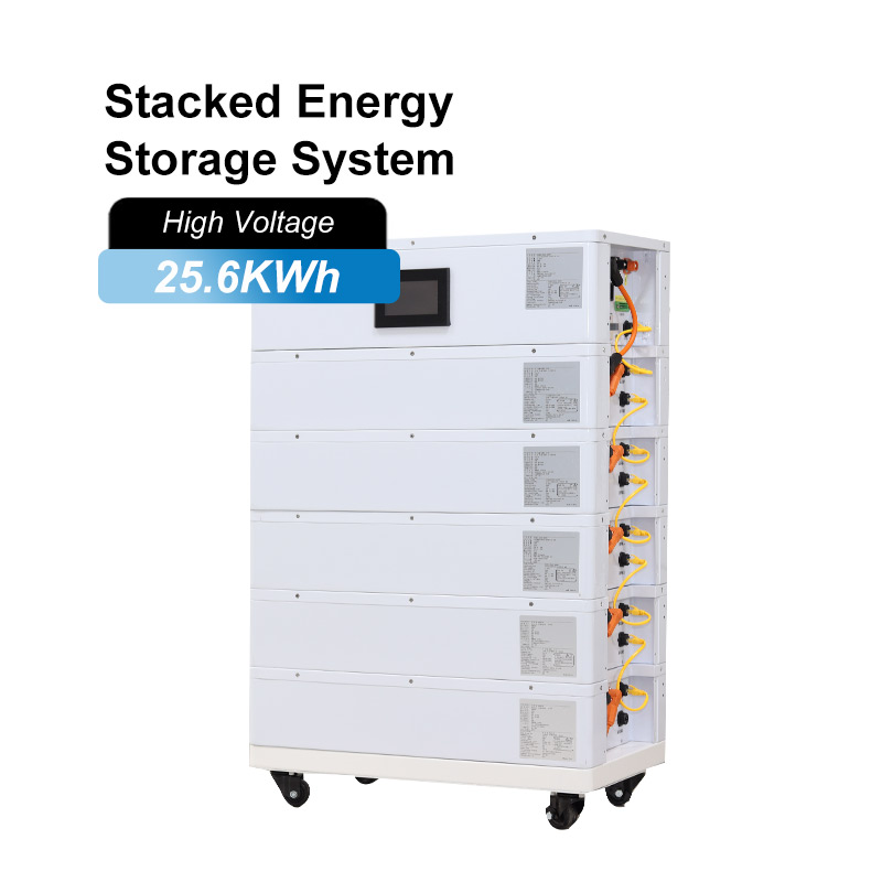 Stacked lithium batteries