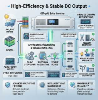 A nearly square, blue, high-tech infographic features the headline 