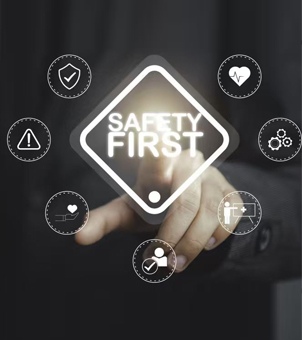 Safety‑first design philosophy