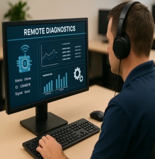 Remote diagnostics & troubleshooting