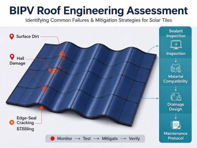 BIPV Roof Engineering Assessment: Identifying Common Failures & Mitigation Strategies for Solar Tiles